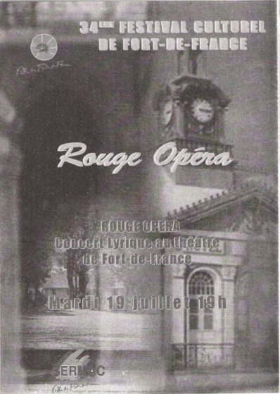 concert guadeloupe - rouge opera