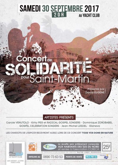 Concert de solidarité pour St-Martin